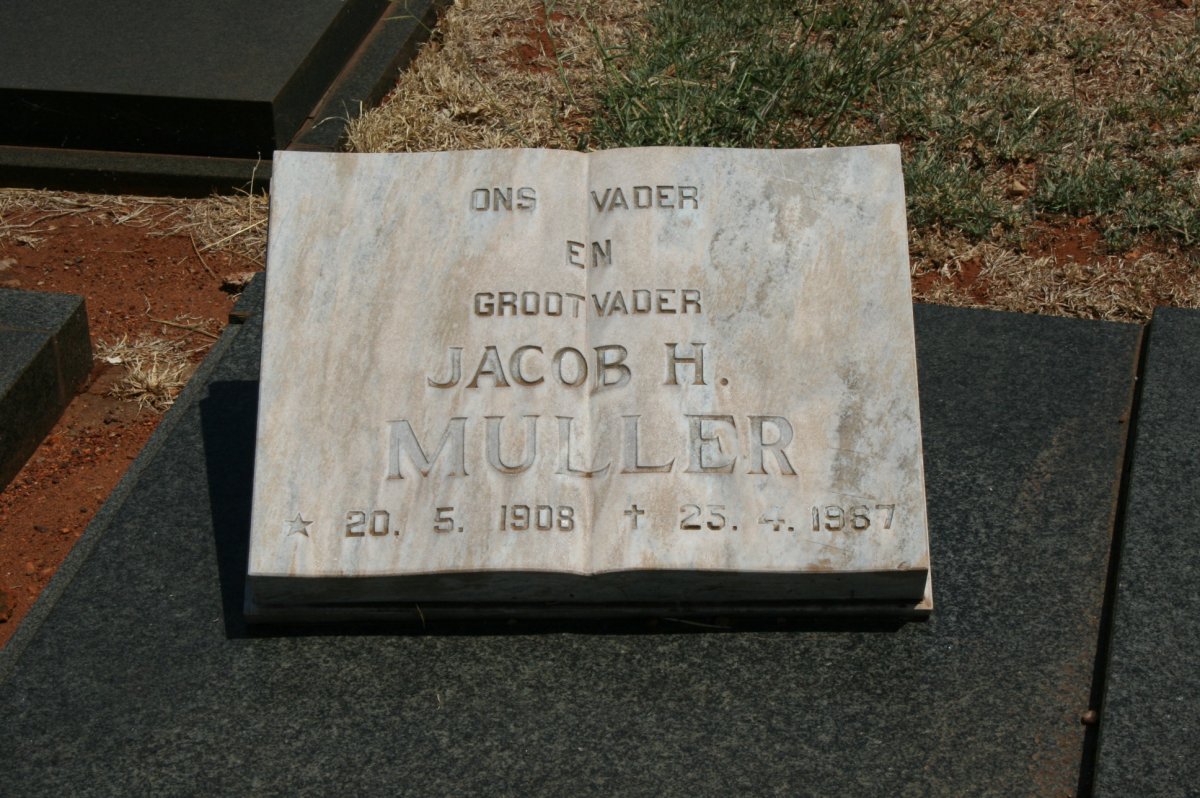 MULLER Jacob H. 1908-1967