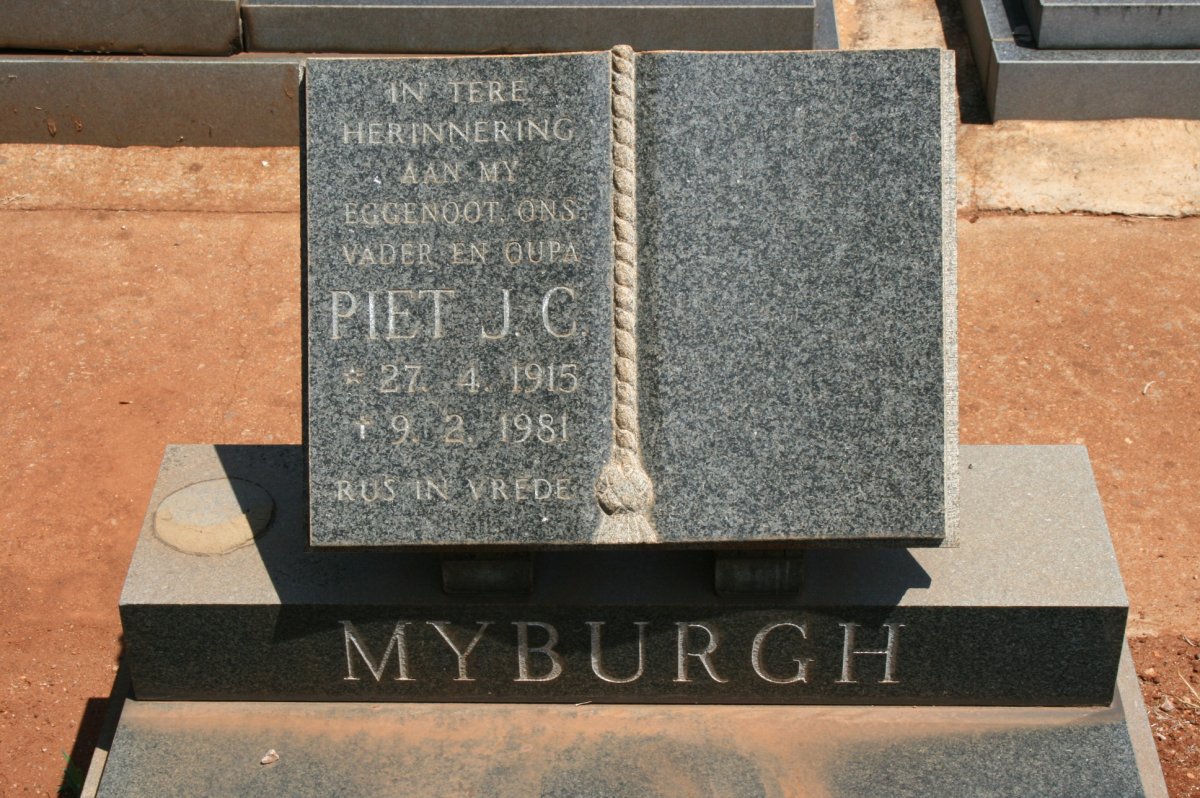 MYBURGH Piet J.C. 1915-1981