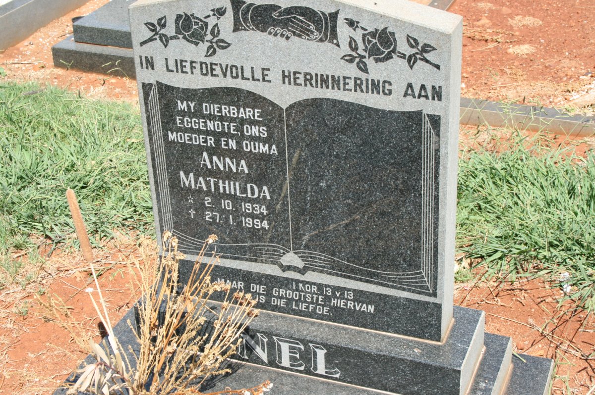 NEL Anna Mathilda 1934-1994