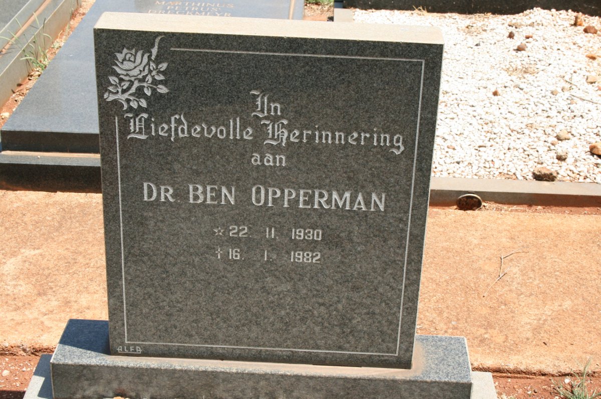 OPPERMAN Ben 1930-1982