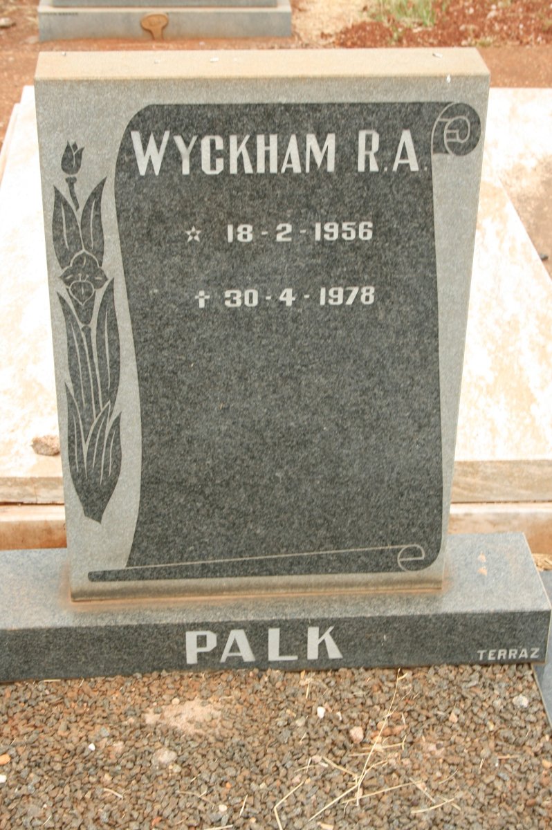 PALK Wyckham R.A. 1956-1978