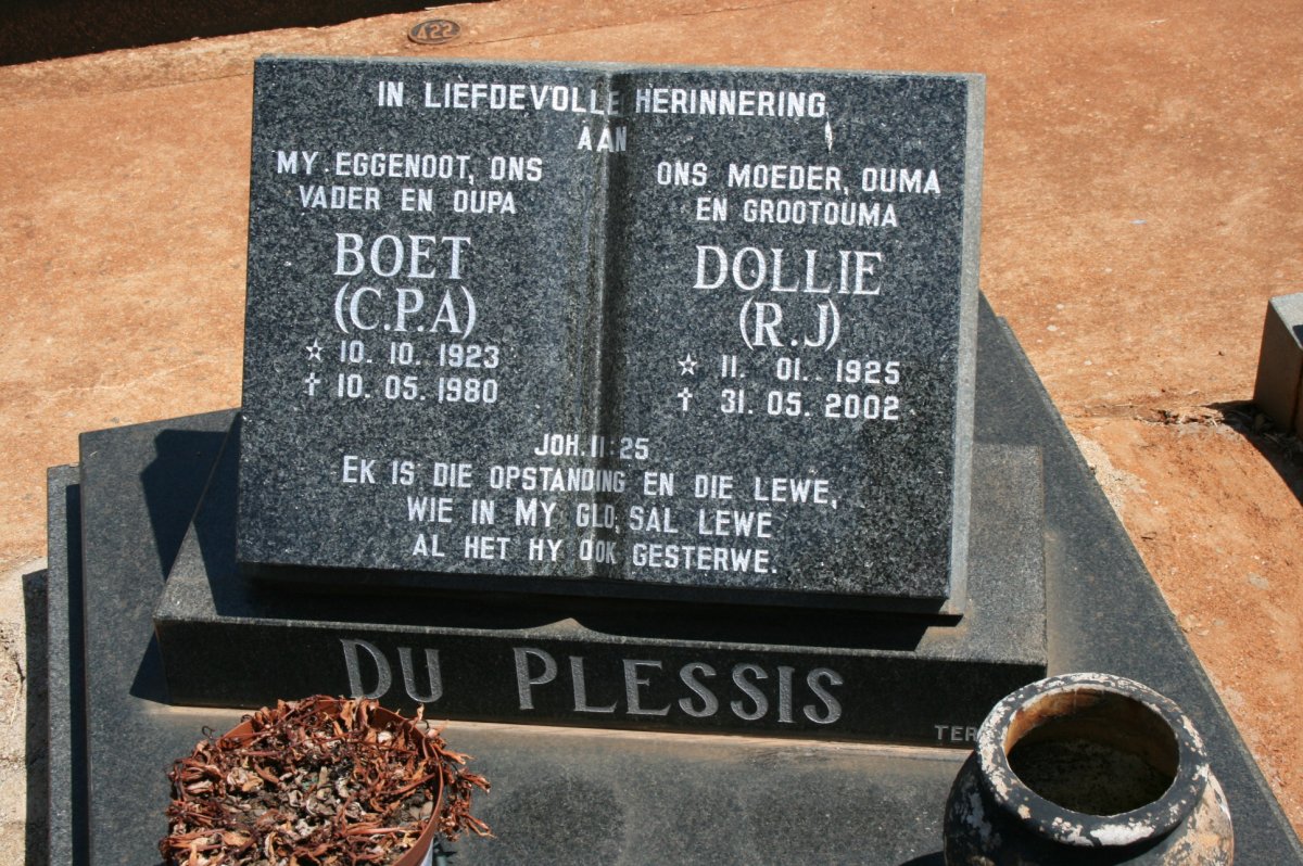 PLESSIS C.P.A., du 1923-1980 &amp; R.J. 1925-2002