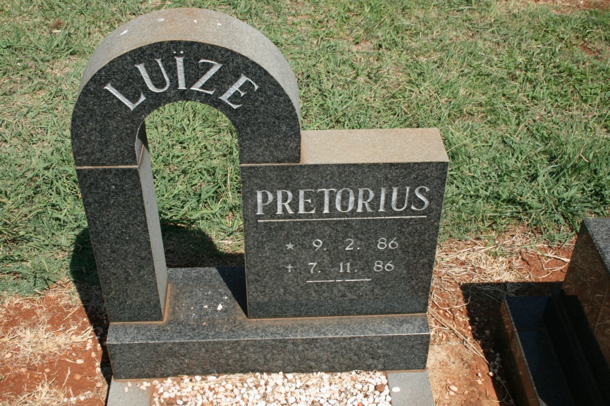 PRETORIUS Luïze 1986-1986