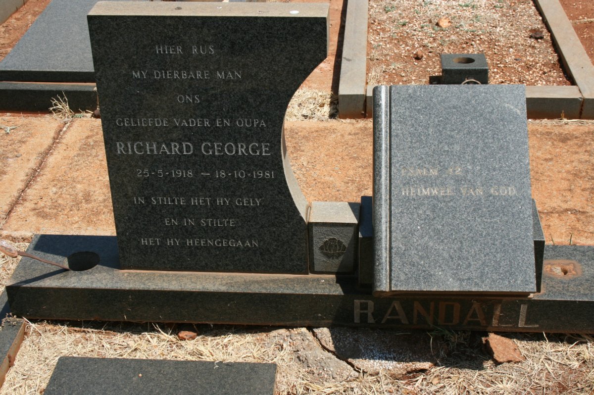 RANDALL Richard George 1918-1981