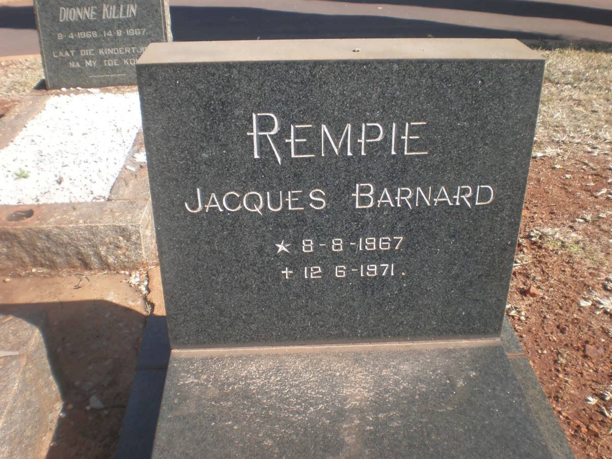 REMPIE Jacques Barnard 1967-1971