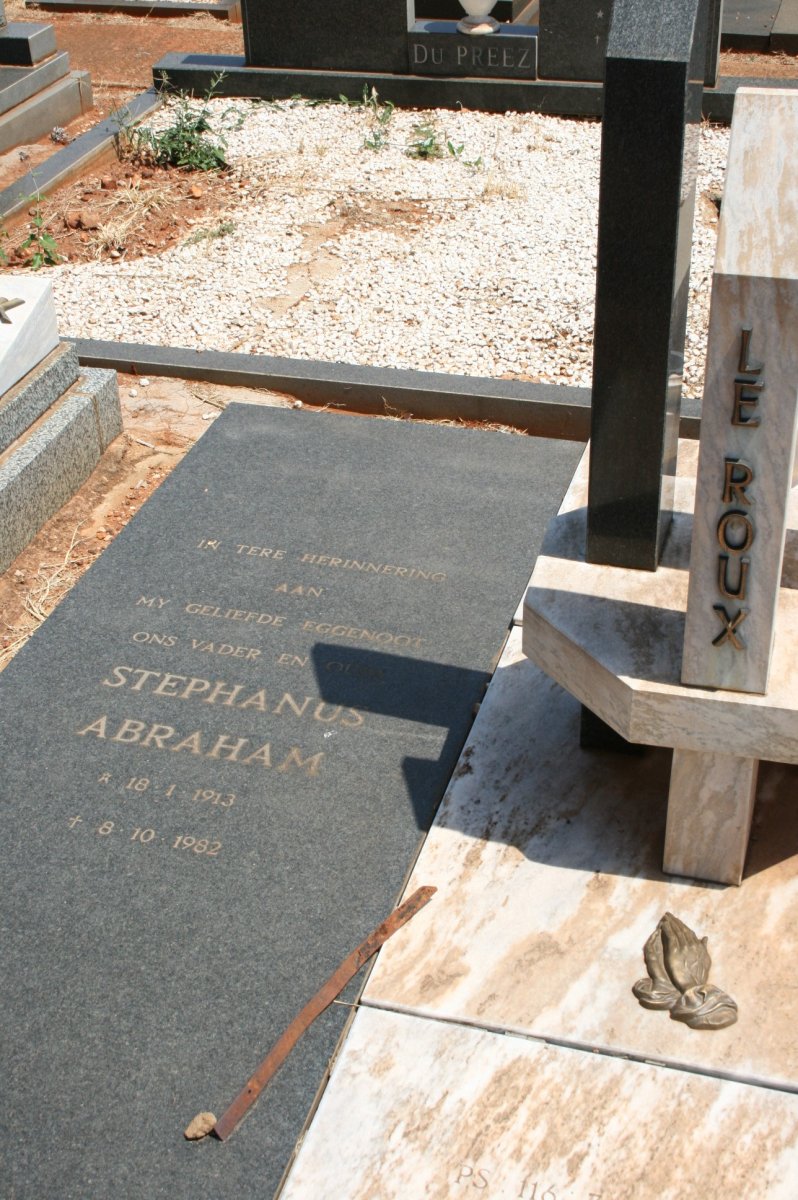 ROUX Stephanus Abraham, le 1913-1982