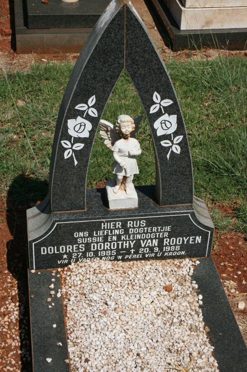 ROOYEN Dolores Dorothy, van 1985-1988