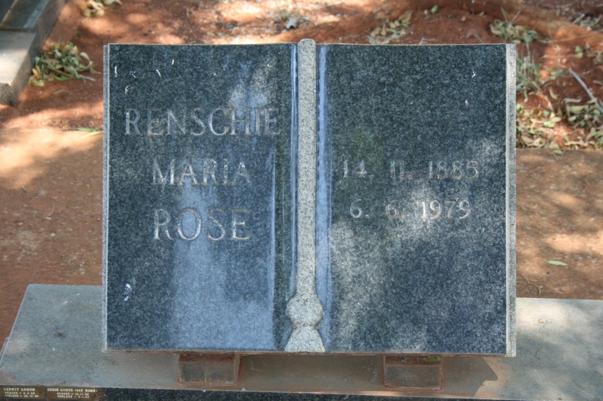 ROSE Renschie Maria 1885-1979