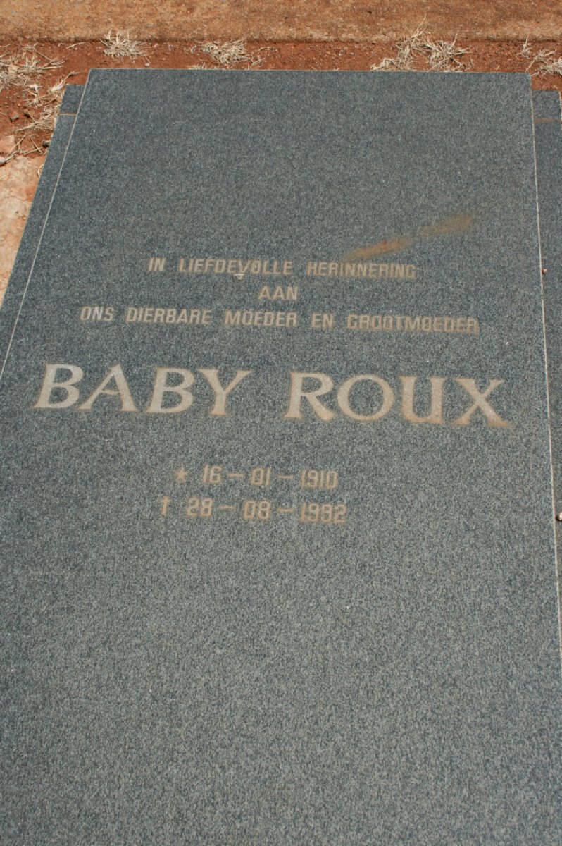 ROUX Baby 1910-1982