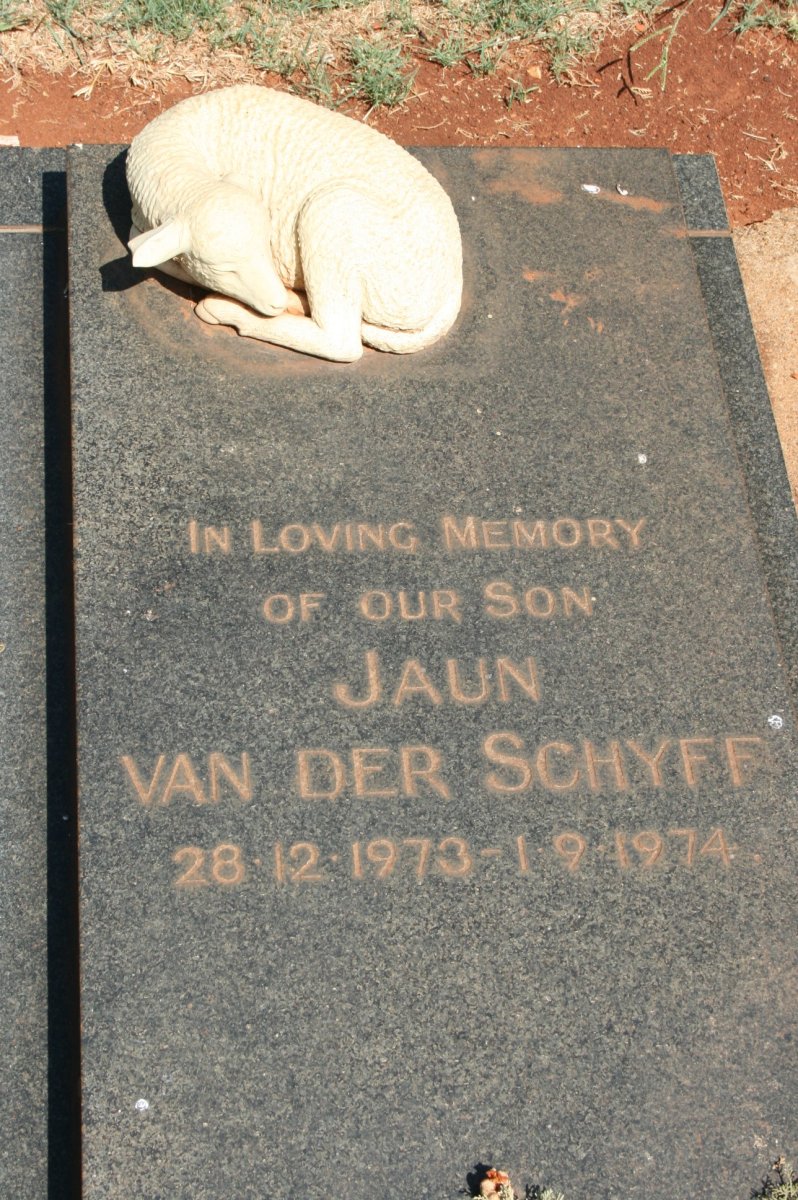 SCHYFF Jaun, van der 1973-1974
