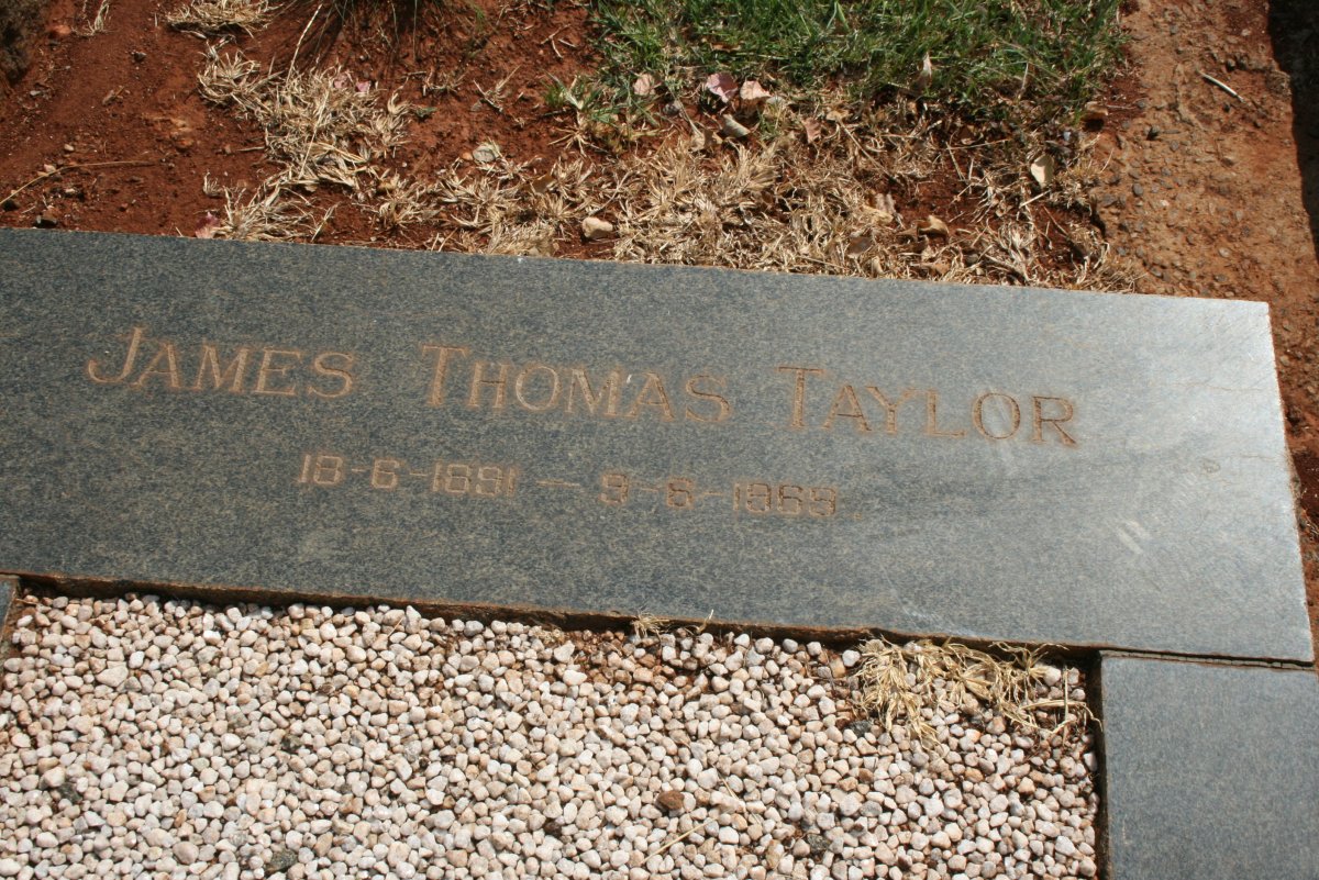 TAYLOR James Thomas1891-1965