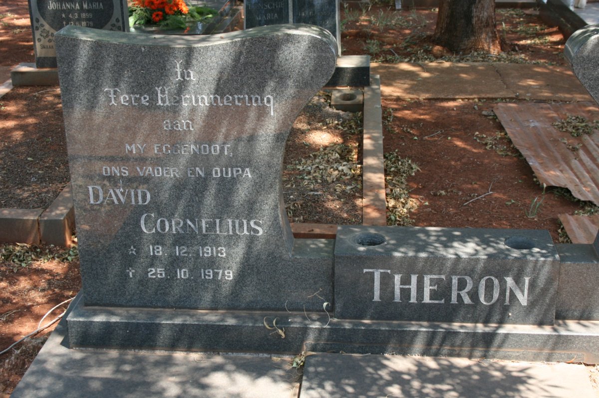 THERON David Cornelius 1913-1979