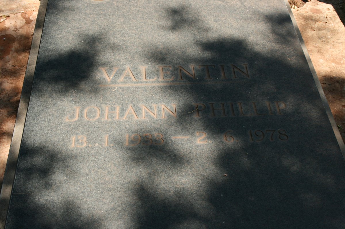 VALENTIN Johann Phillip 1933-1978