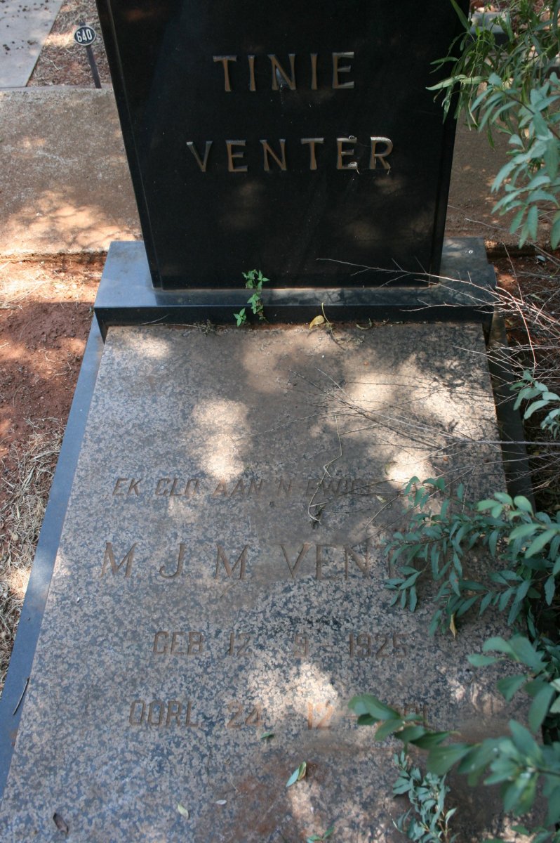 VENTER M.J.M. 1928-