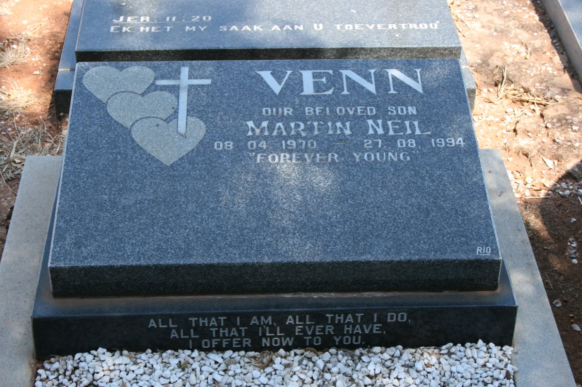 VENN Martin Neil 1970-1994