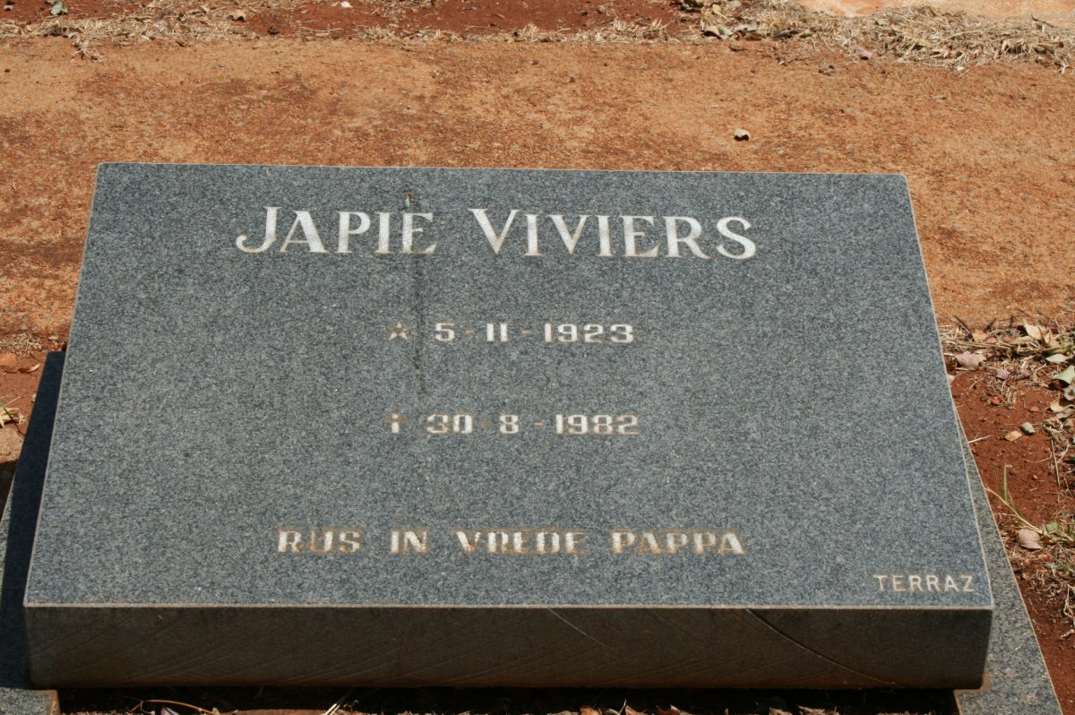 VIVIERS Japie 1923-1982
