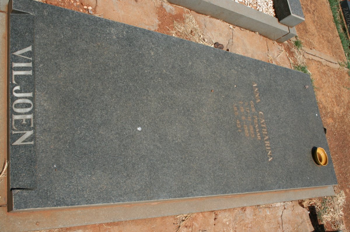 VILJOEN Anna Catharina nee PIENAAR 1923-1982