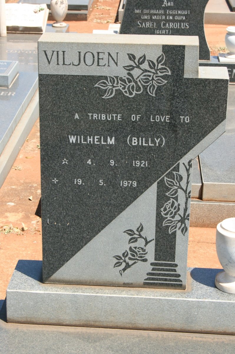 VILJOEN Wilhelm 1921-1979