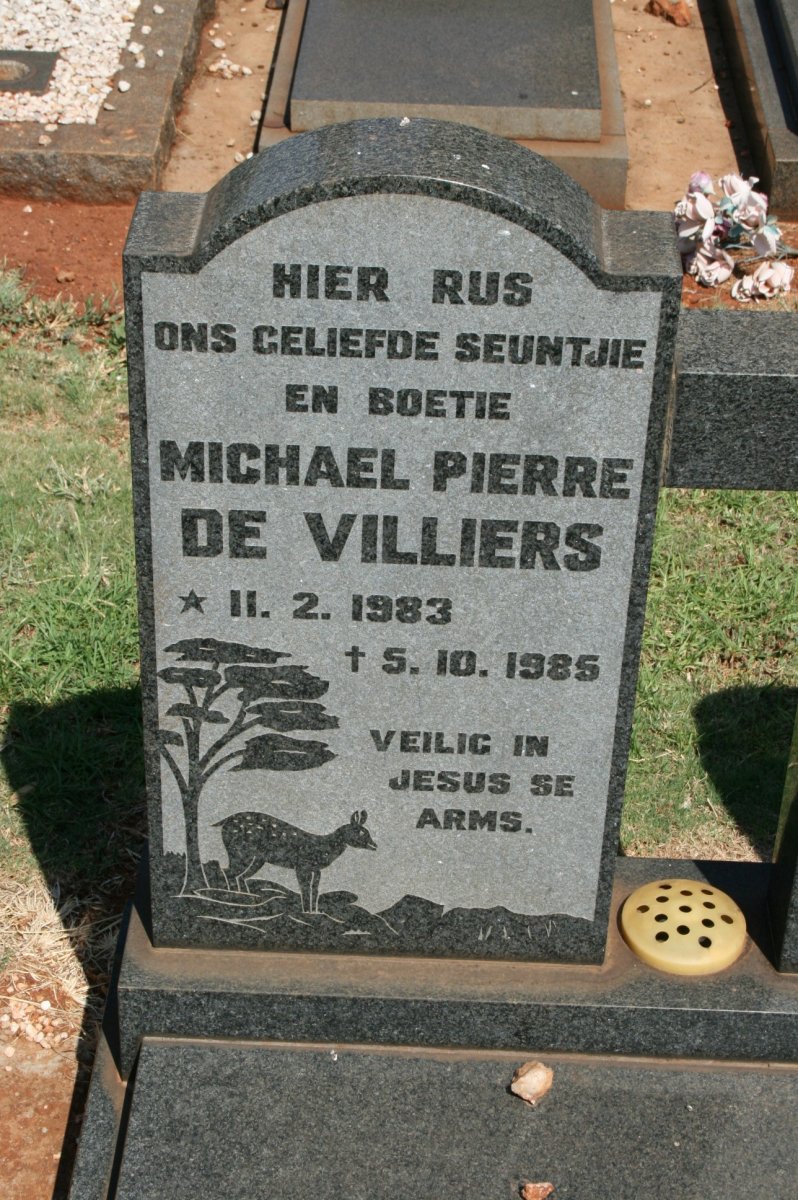 VILLIERS Michael Pierre, de 1983-1985