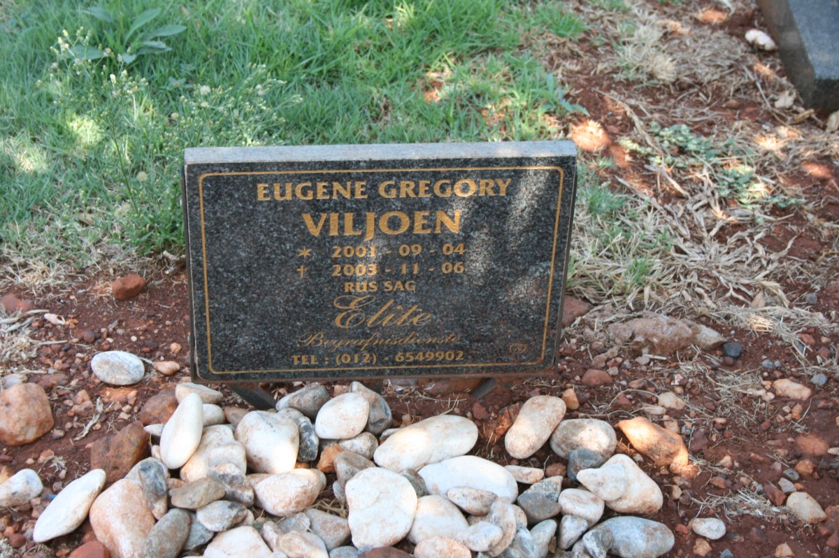 VILJOEN Eugene Gregory 2001-2003