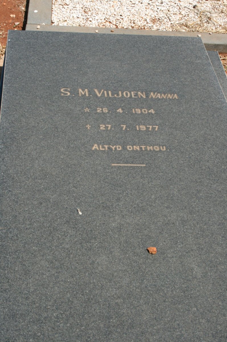VILJOEN S.M. 1904-1977