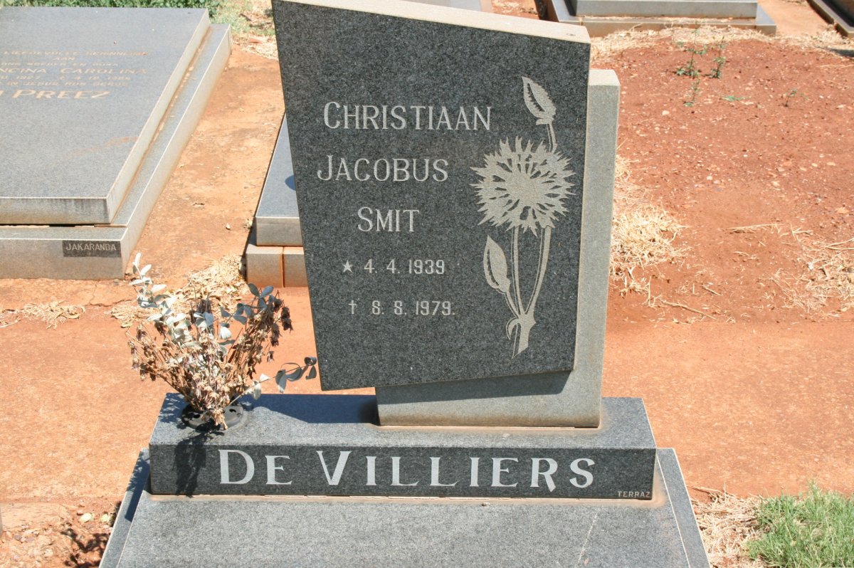 VILLIERS Christiaan Jacobus Smit, de 1939-1979