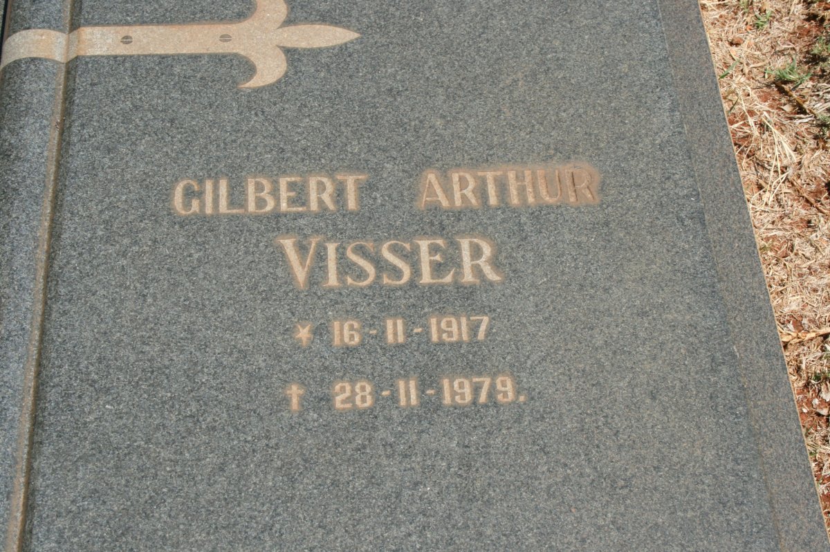 VISSER Gilbert Arthur 1917-1979