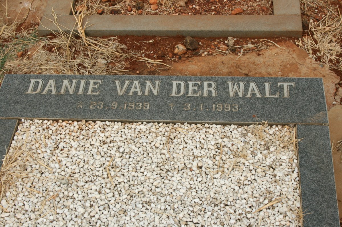 WALT Danie, van der 1939-1993