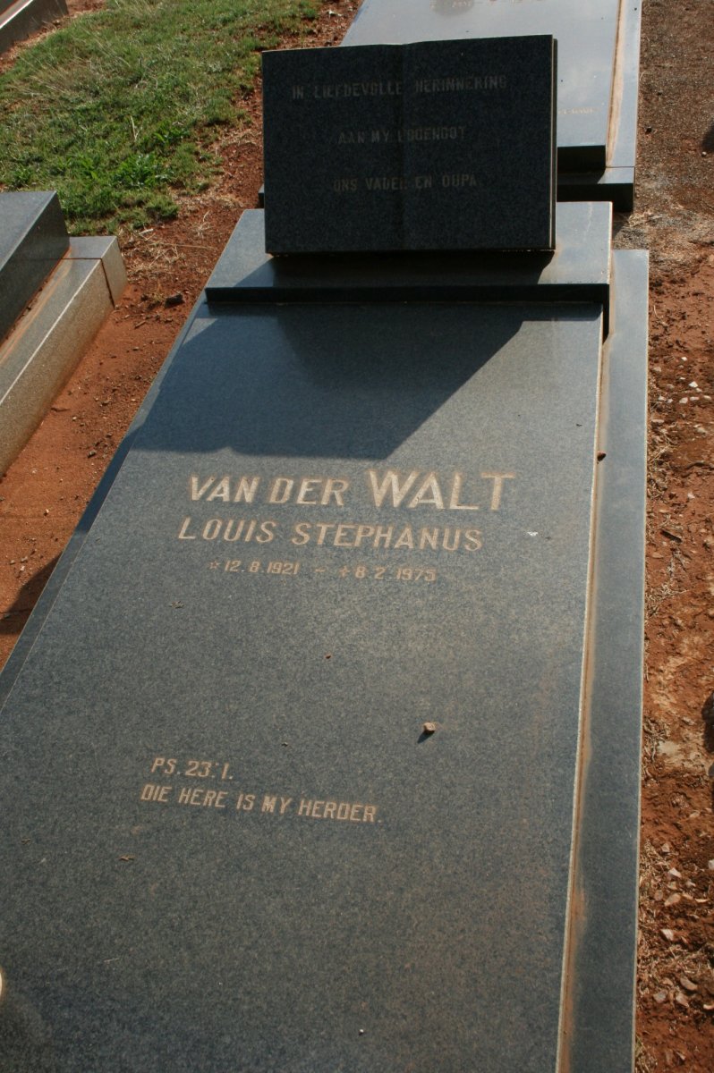 WALT Louis Stephanus 1921-1975