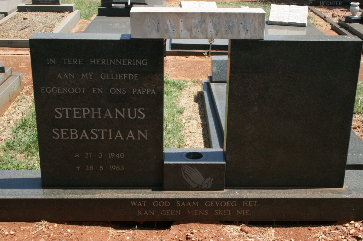 WALTERS Stephanus Sebastiaan 1940-1983