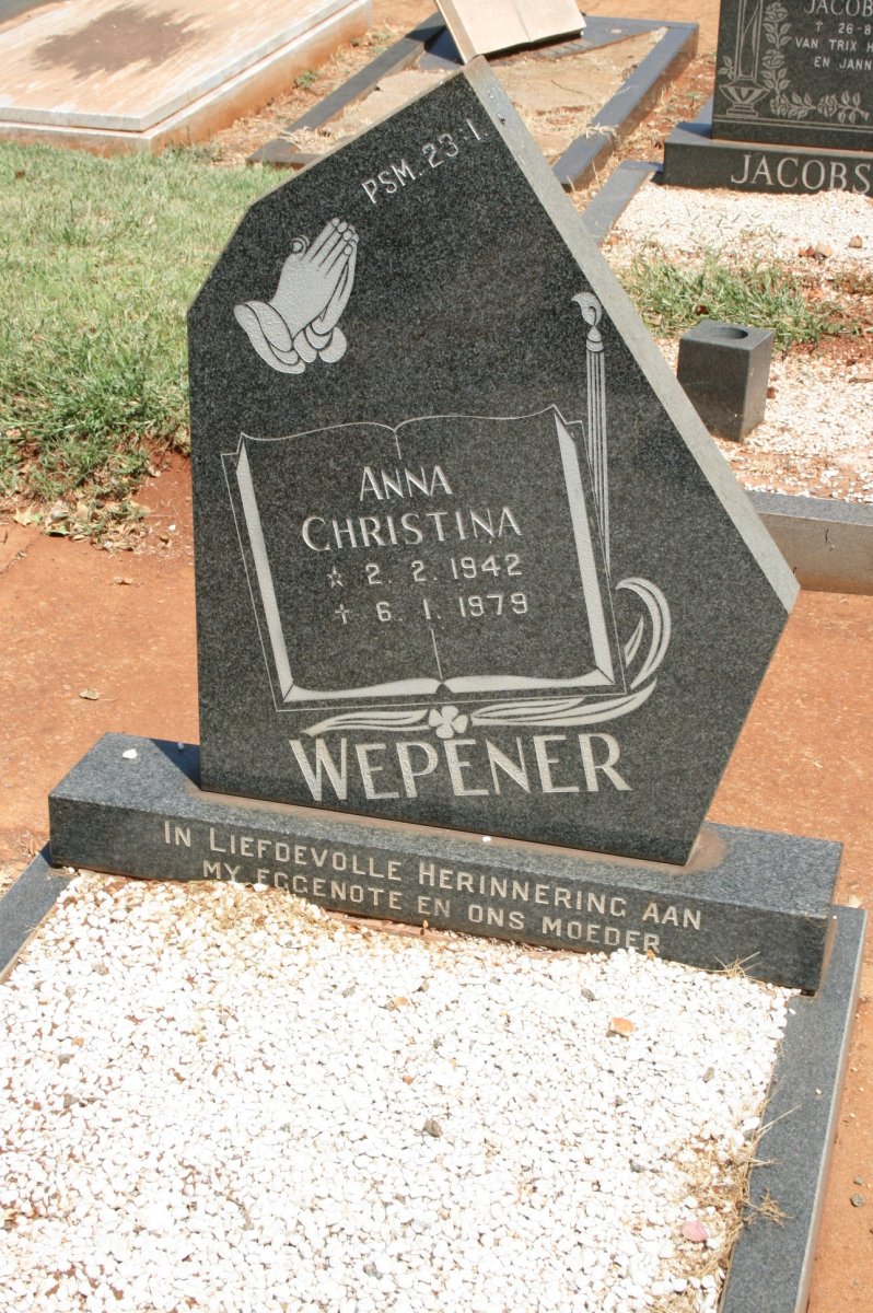WEPENER Anna Christina 1942-1979
