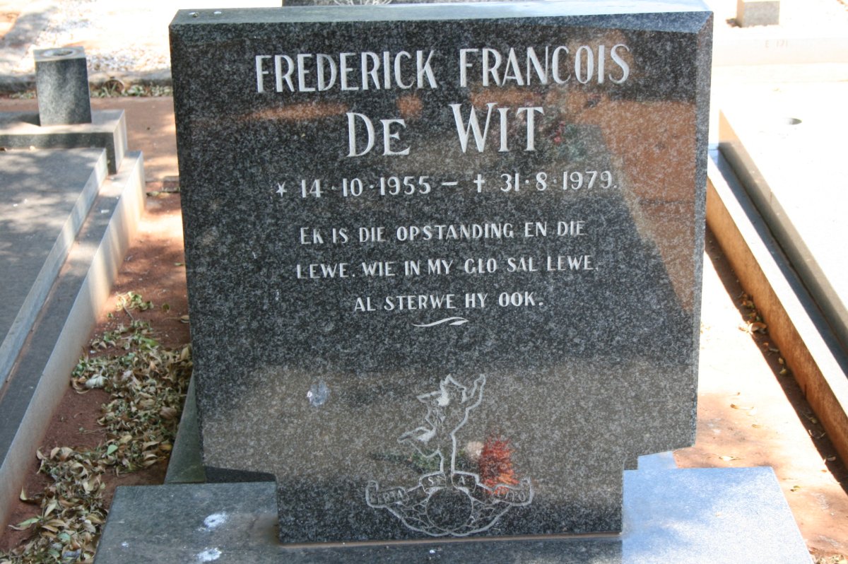 WIT Frederick Francois, de 1955-1979