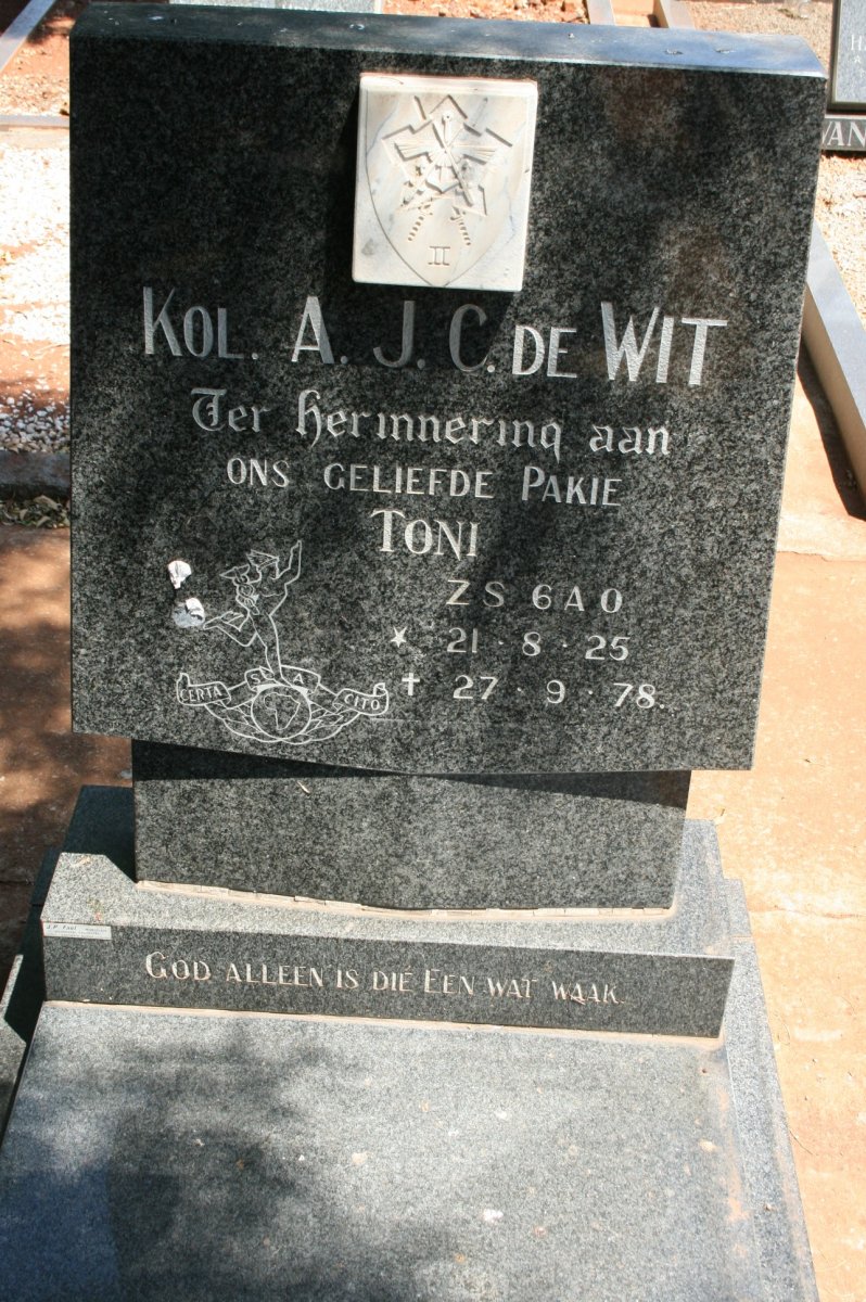 WIT A.J., de 1925-1978