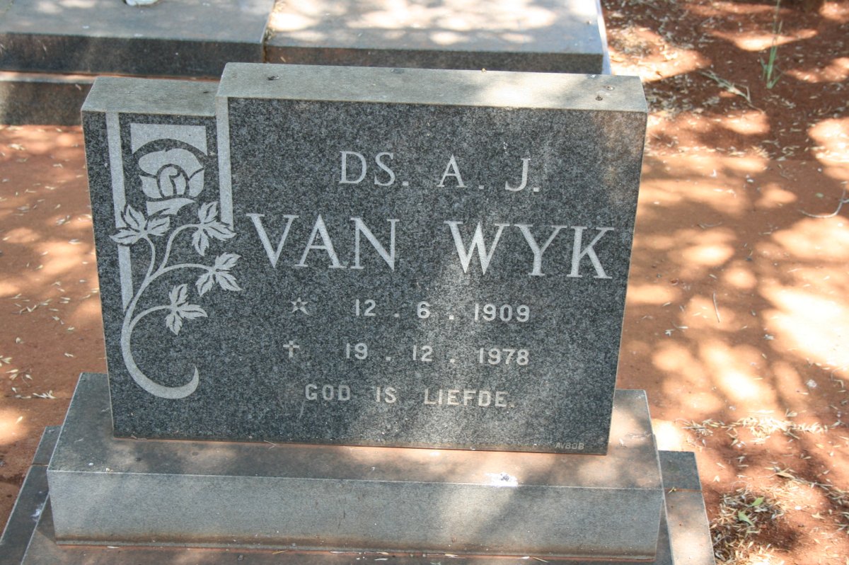 WYK A.J., van 1909-1978