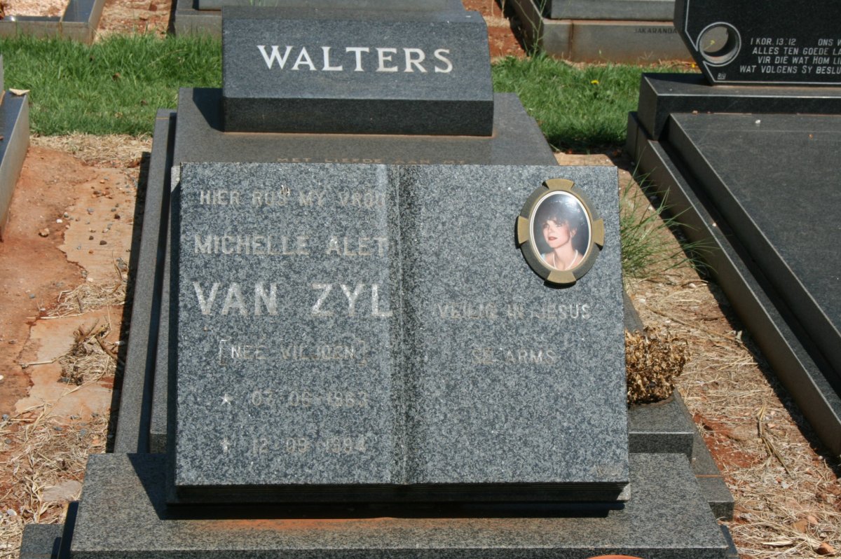ZYL Michelle Alet, van nee VILJOEN 1953-1994