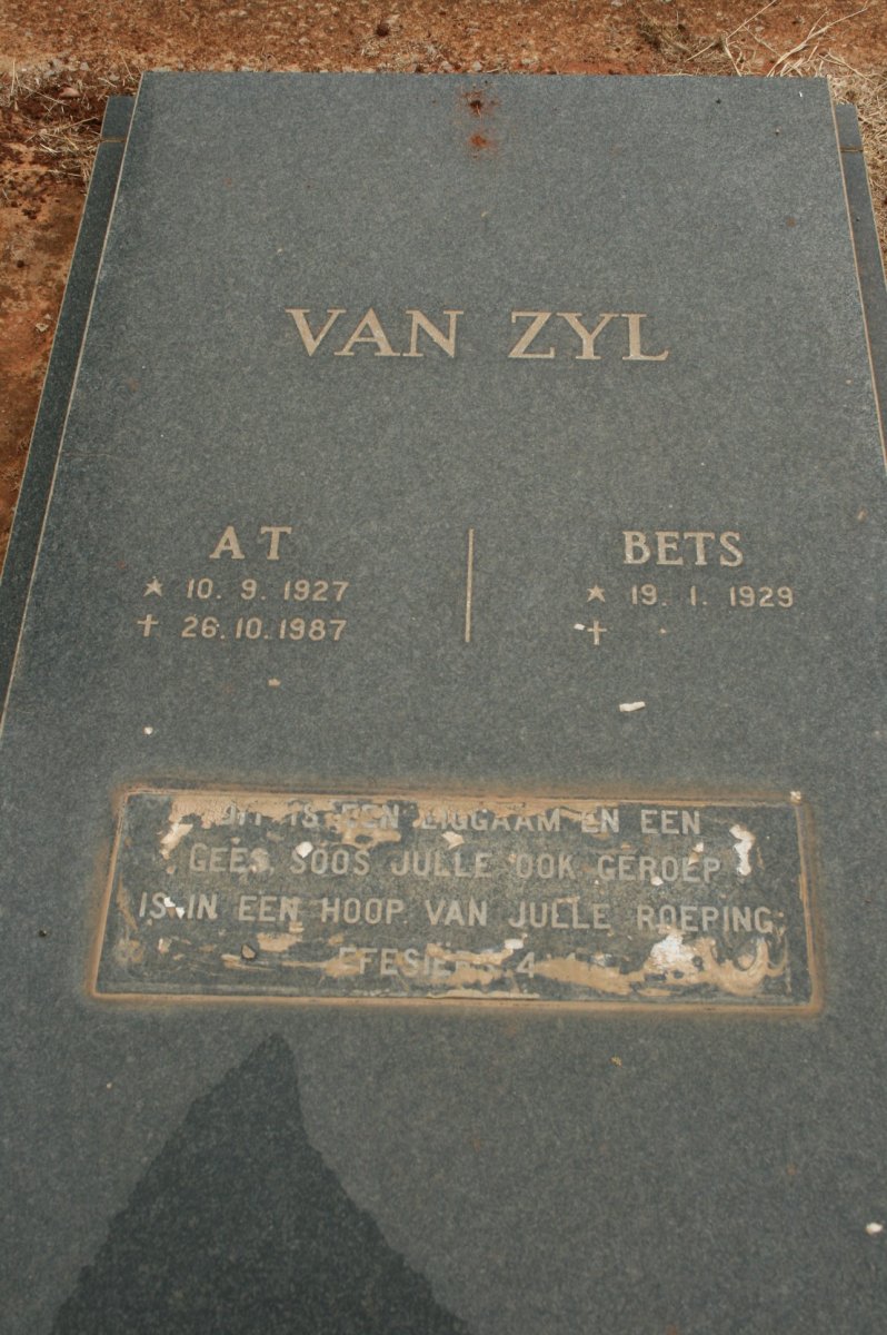 ZYL At, van 1927-1987 &amp; Bets 1929-