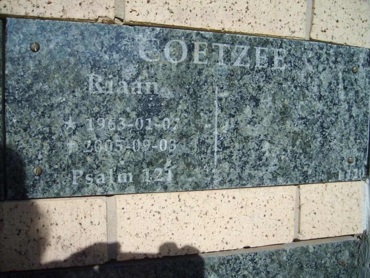 COETZEE Riaan 1963-2005