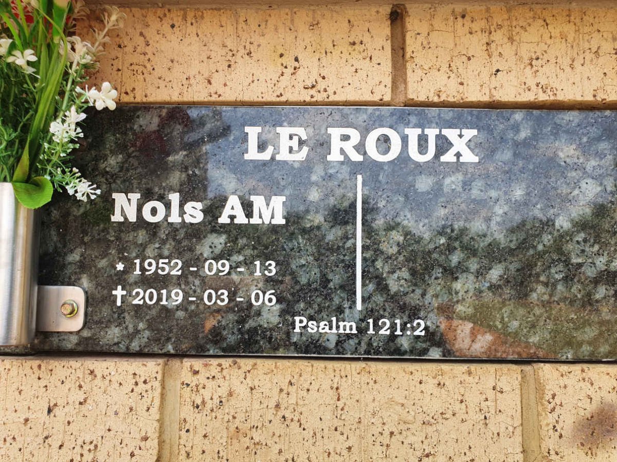 ROUX Nols A.M., le 1952-2019