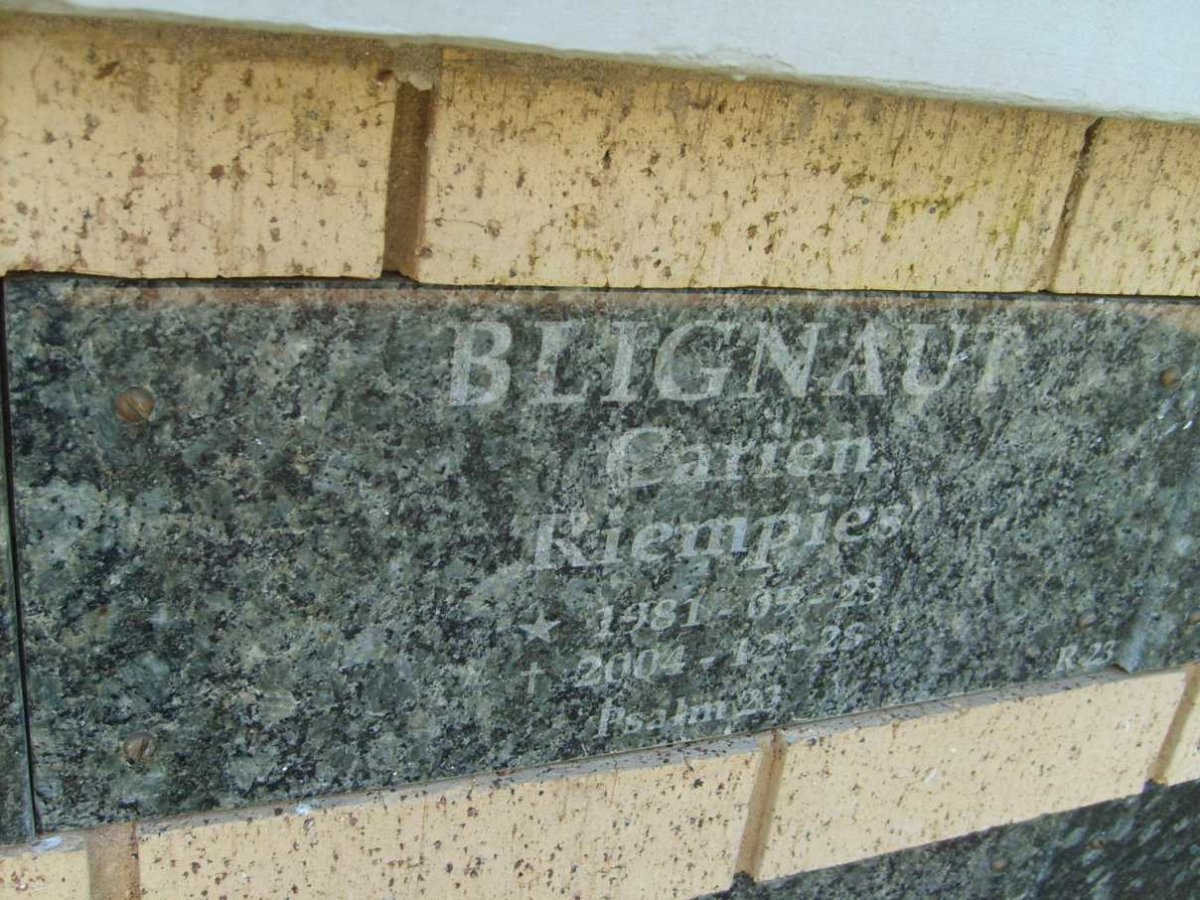 BLIGNAUT Carien 1981-2004