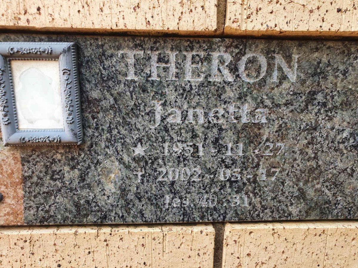 THERON Janetta 1951-2002