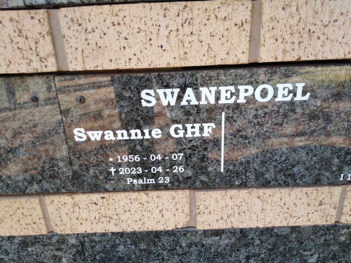 SWANEPOEL G.H.F. 1956-2023
