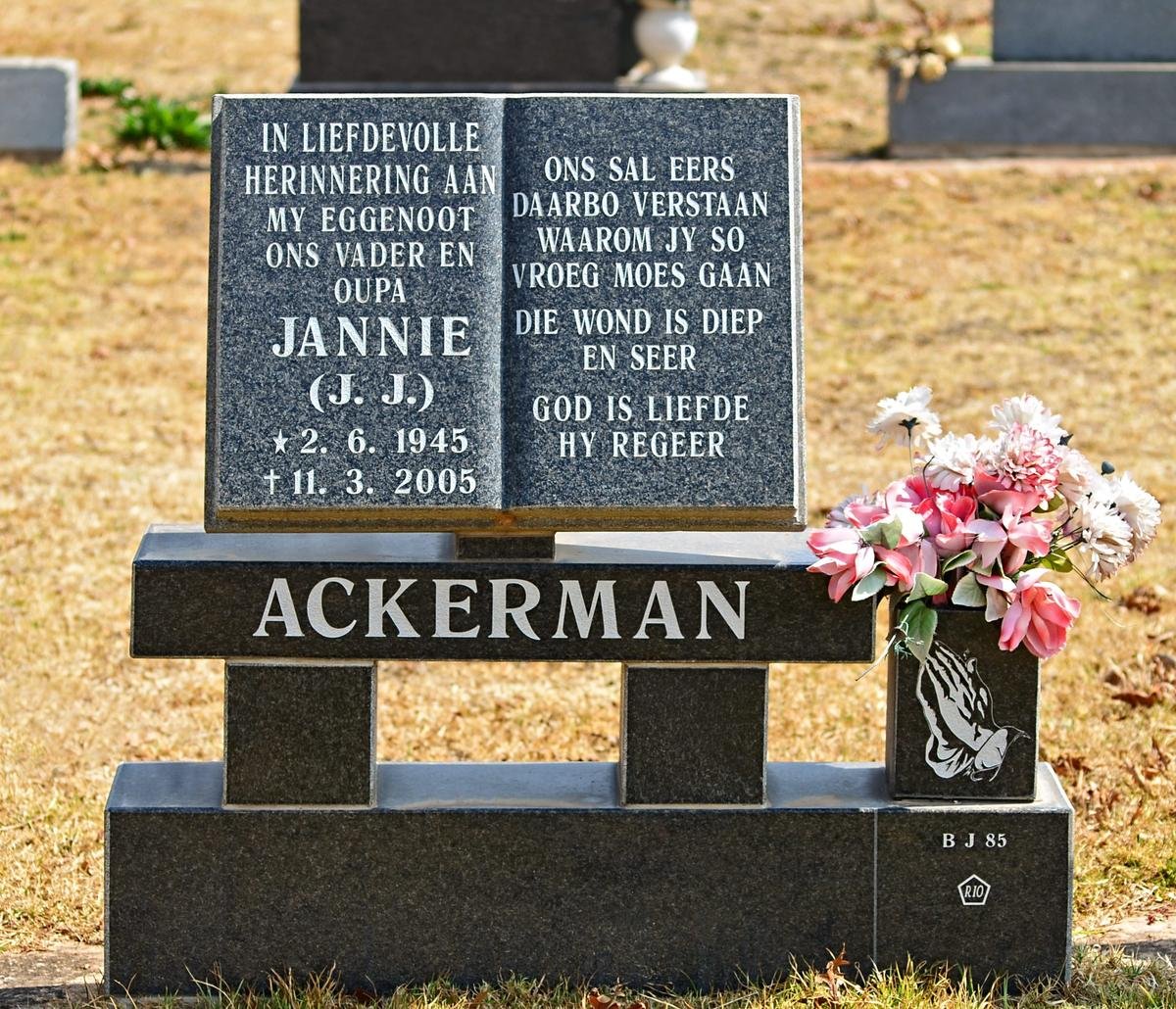 ACKERMAN J.J. 1945-2005