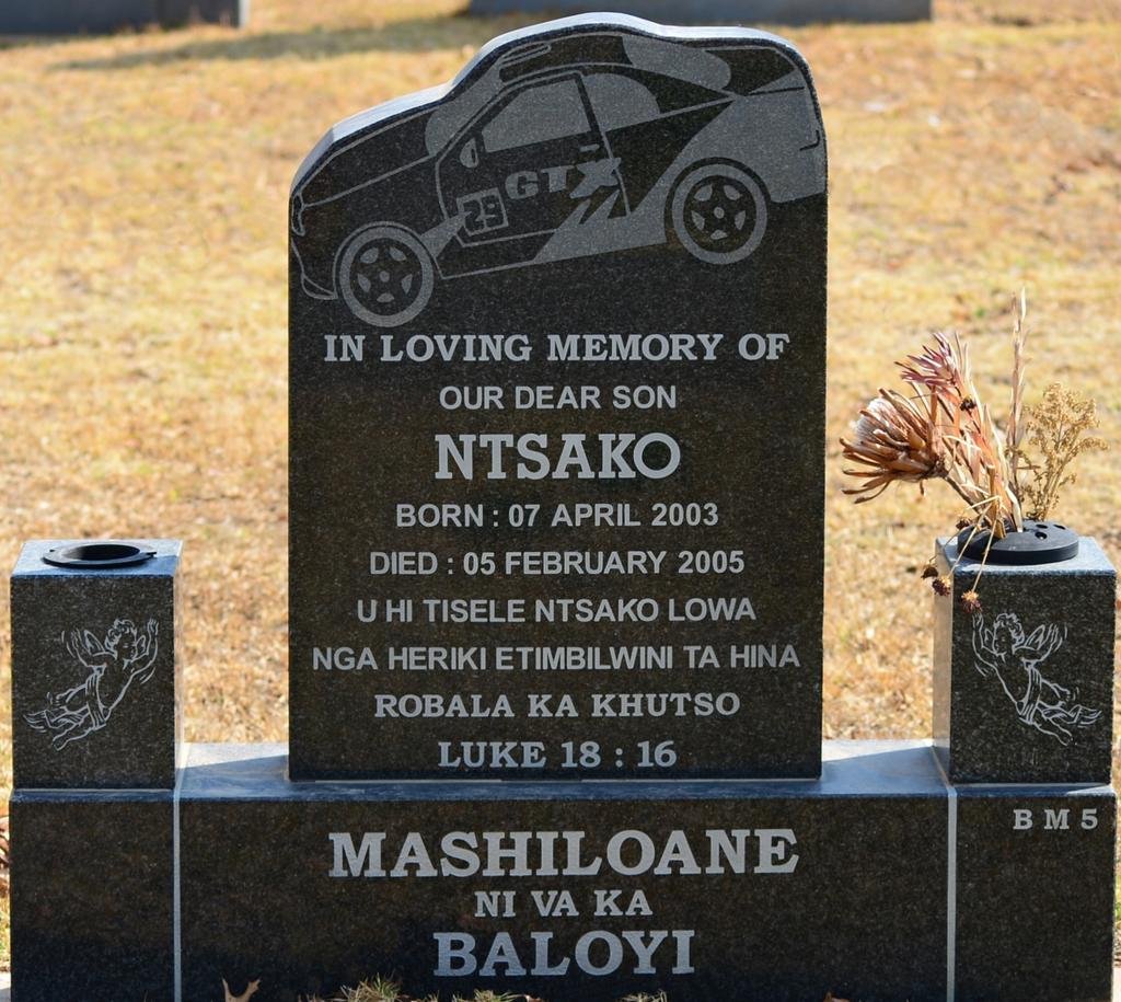 BALOYI Ntsako, Mashiloane 2003-2005