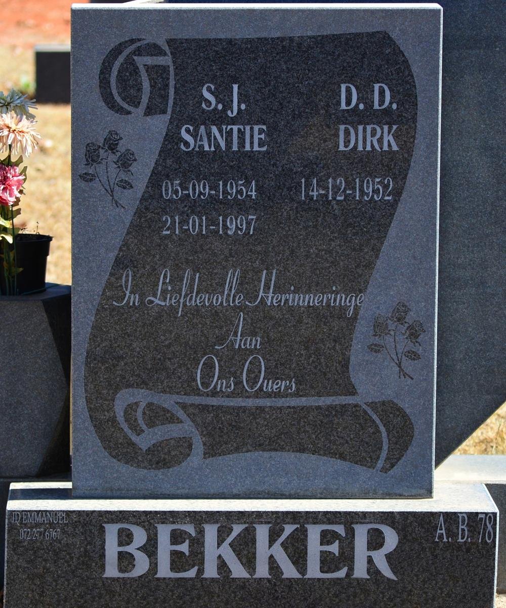 BEKKER D.D. 1952 &amp; S.J. 1954-1997