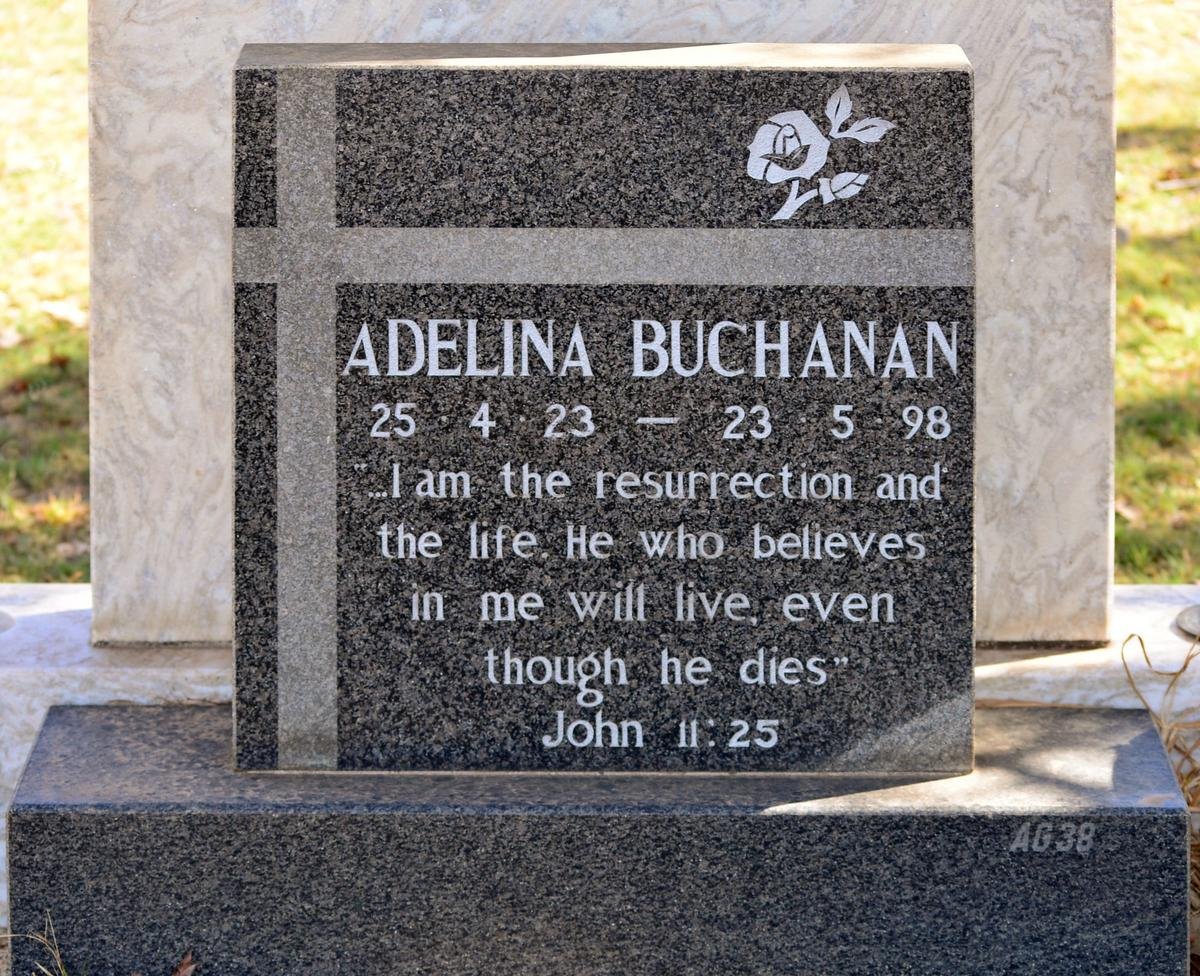 BUCHANAN Adelina 1923-1998