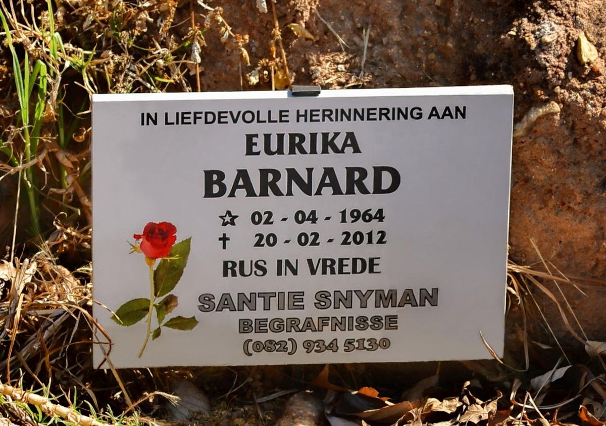 BARNARD Eurika 1964-2012