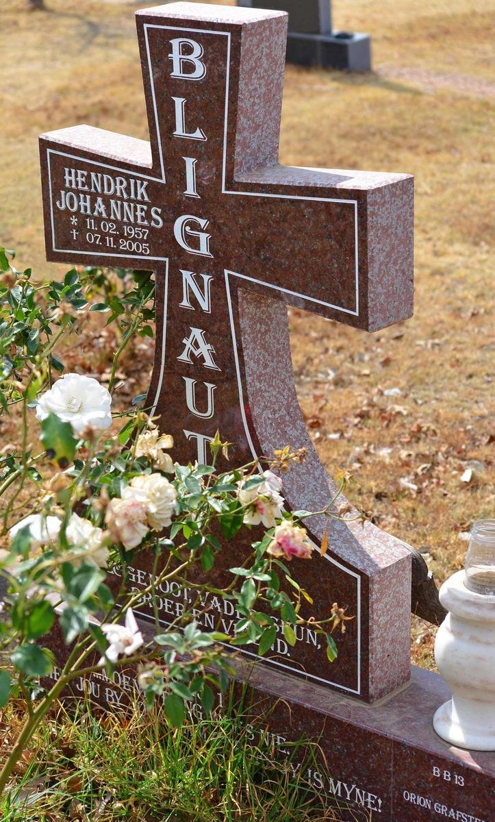 BLIGNAUT Hendrik Johannes 1957-2005