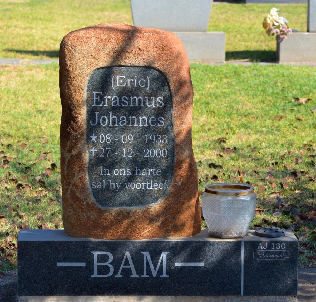 BAM Erasmus Johannes 1933-2000