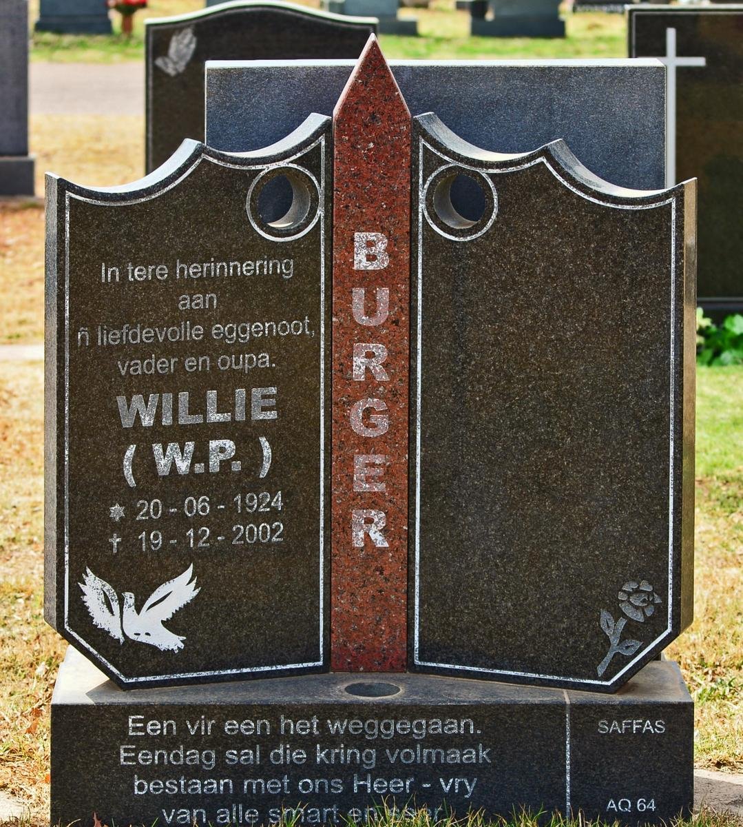 BURGER W.P. 1924-2002