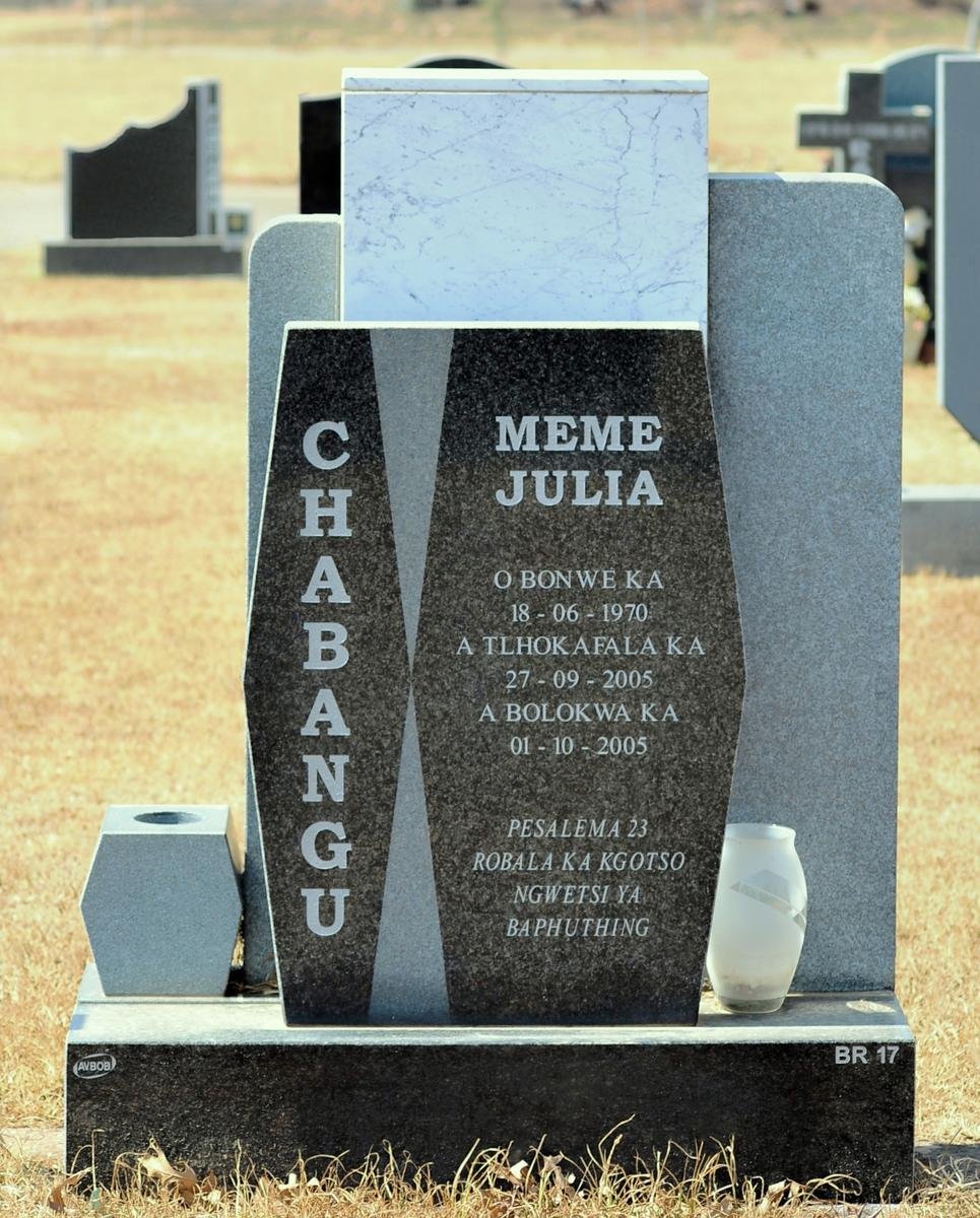 CHABANGU Meme Julia 1970-2005